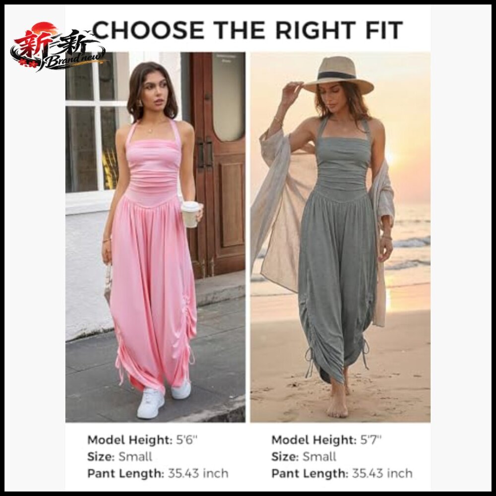 Polyester Viscose Elastane Halter Strap Side-Cinc… - image 6